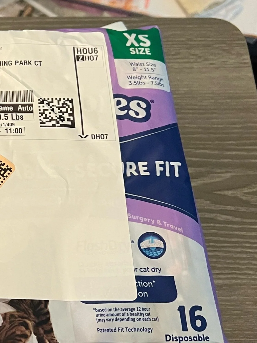 New Comfitables Cat Diapers XS - Purple